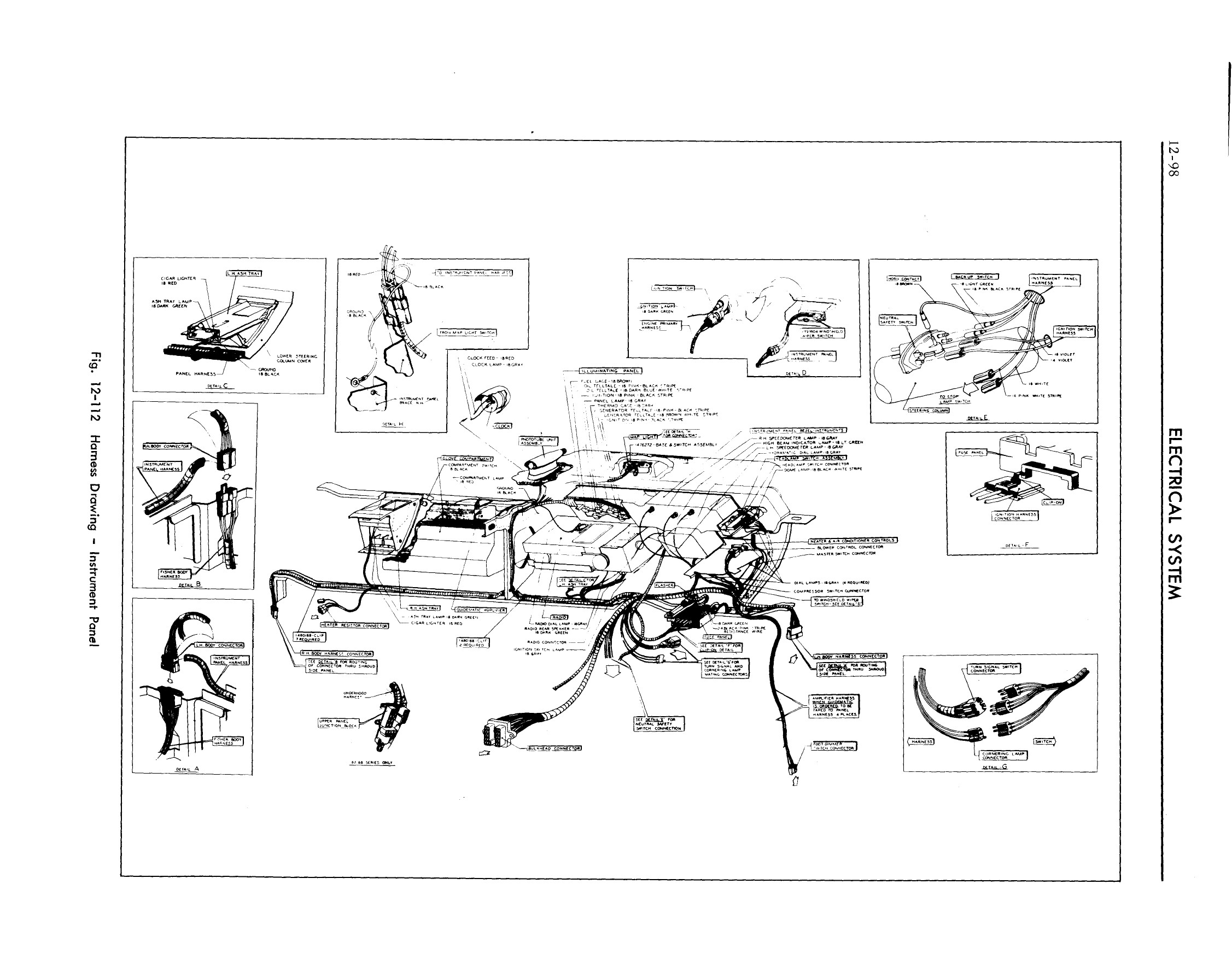 1963 Cadillac Shop Manual- Electrical System Page 98 of 100